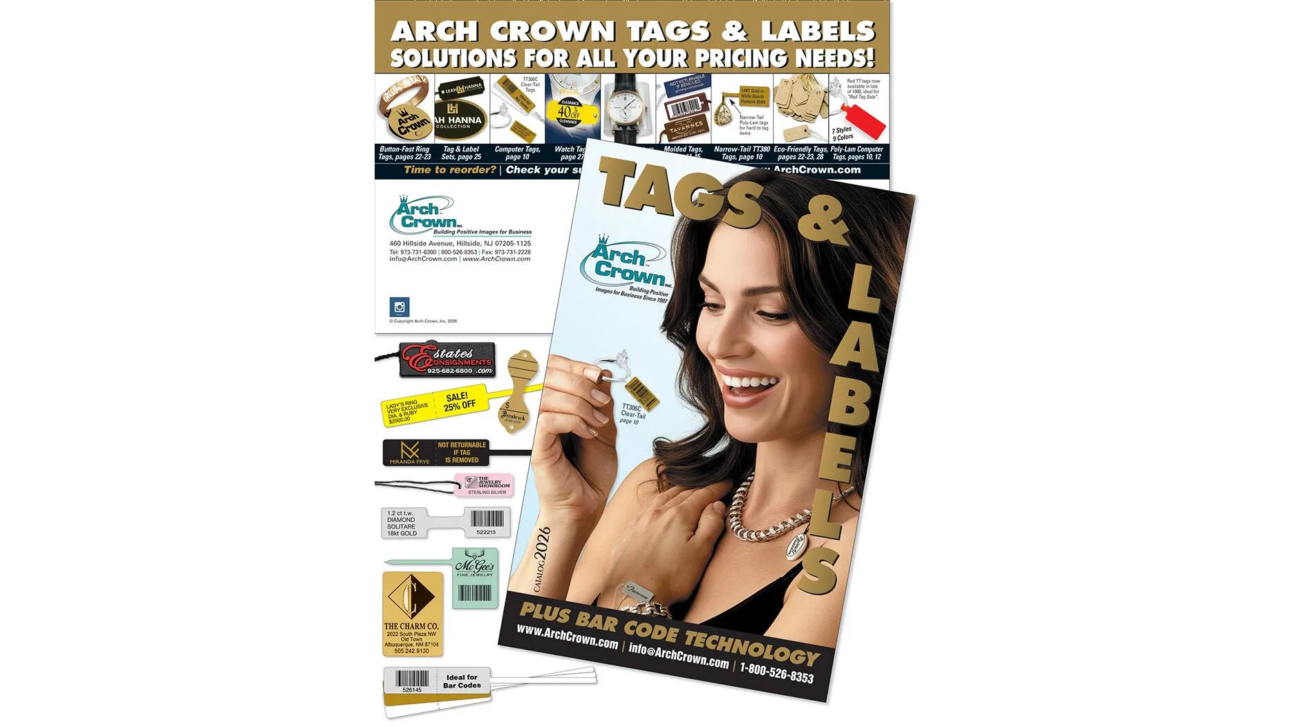 Arch Crown 2026: Новые бирки и этикетки для ювелир...