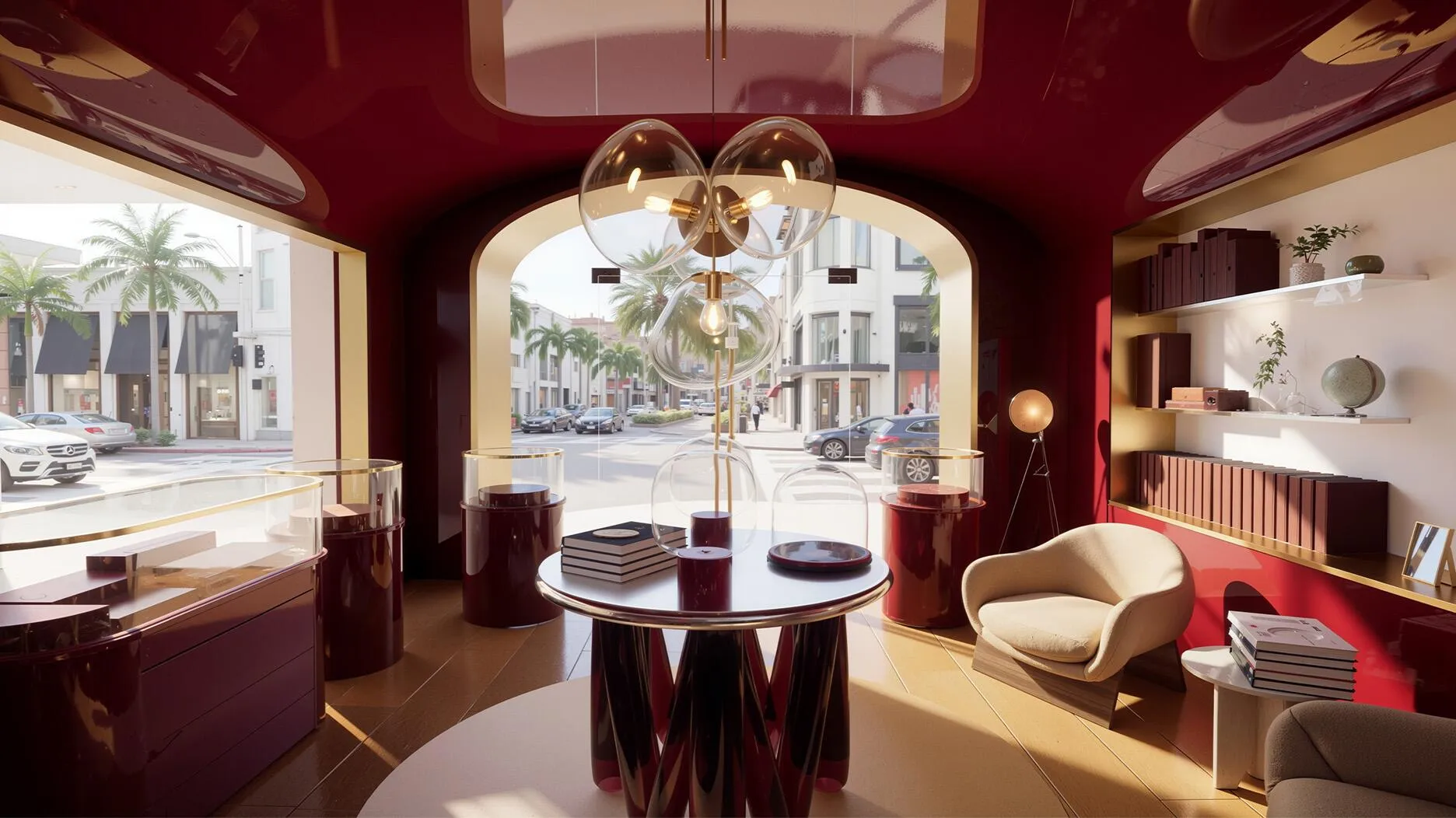 Michael M открыл роскошный магазин ...