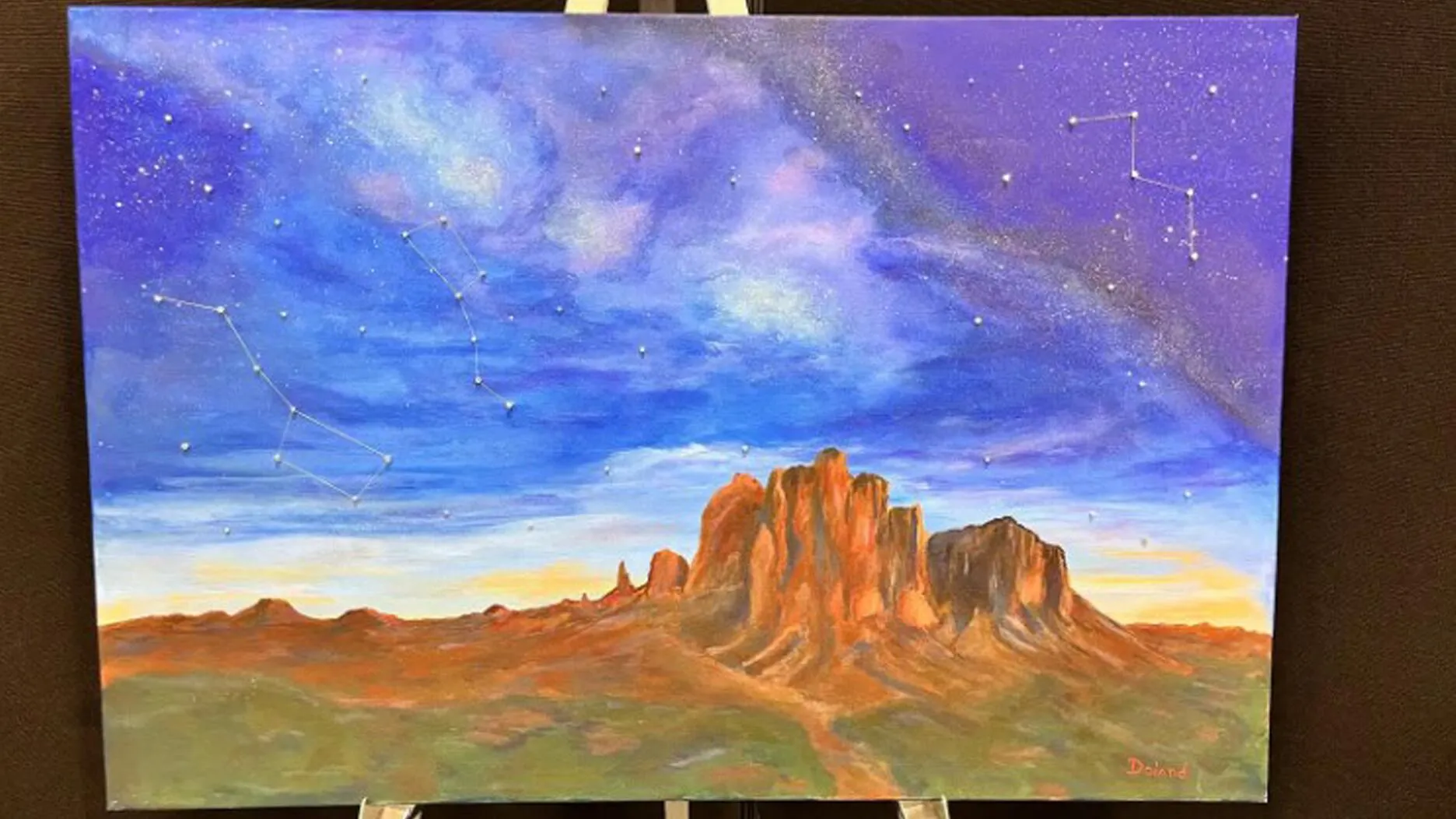 Аукционная картина с алмазами привлекла внимание RJO Foundation