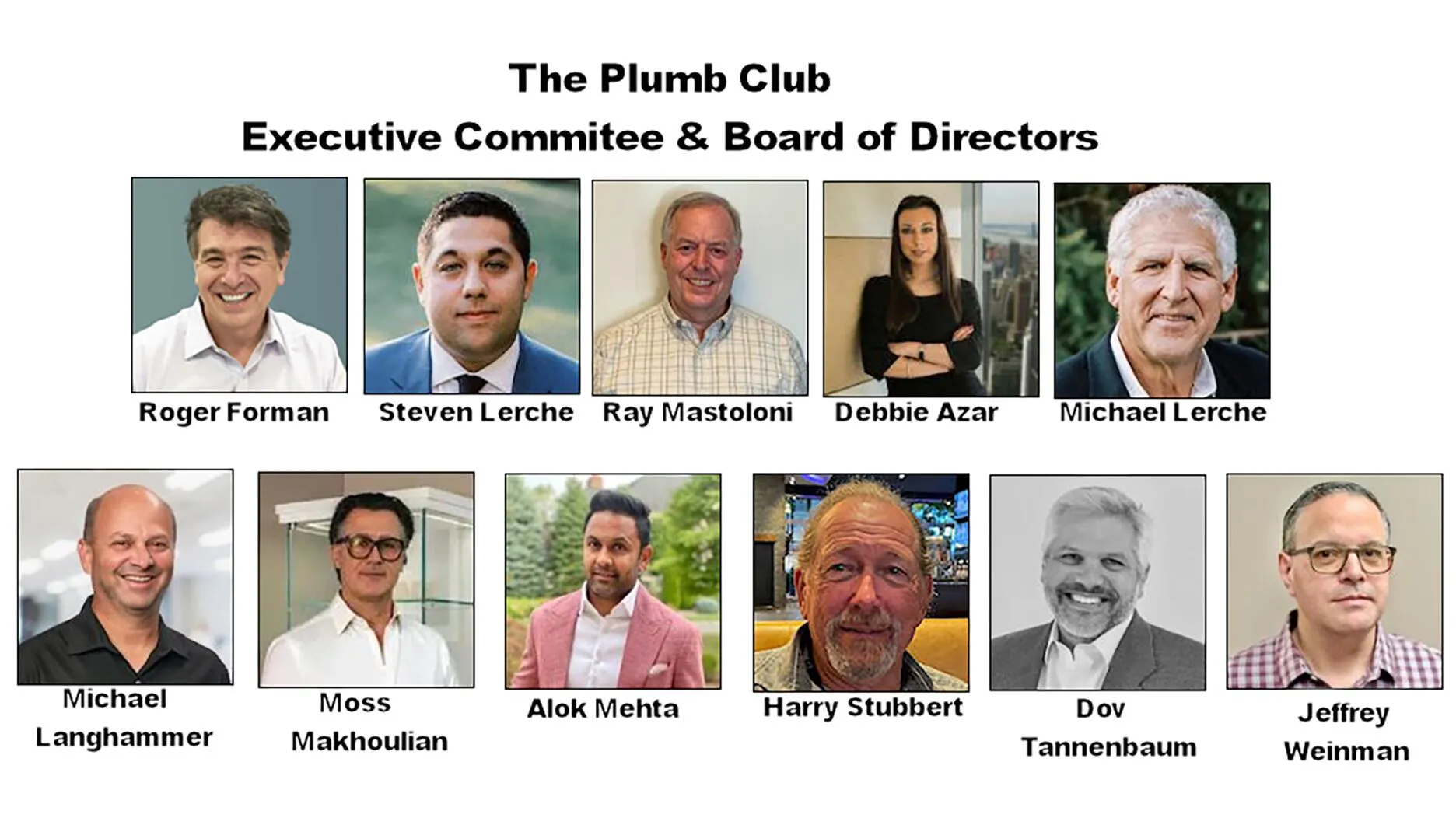 Новые члены совета директоров The Plumb Club на 2025-2026