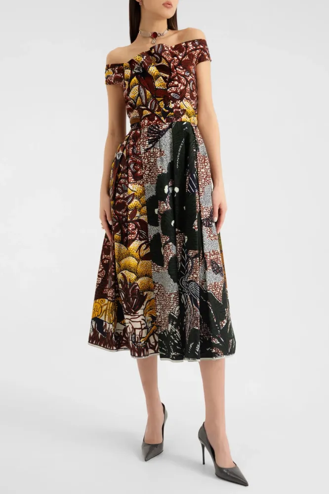 Платье Dior Fauna: Архитектура и Экзотика