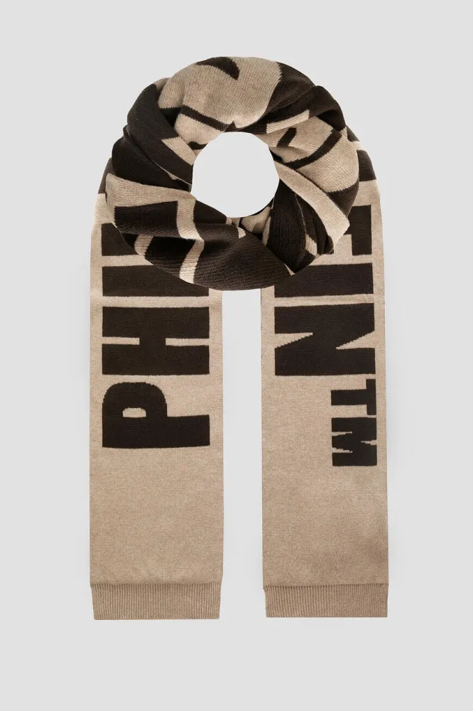 Шарф Philipp Plein: Шерсть, Жаккард | Купить Онлайн