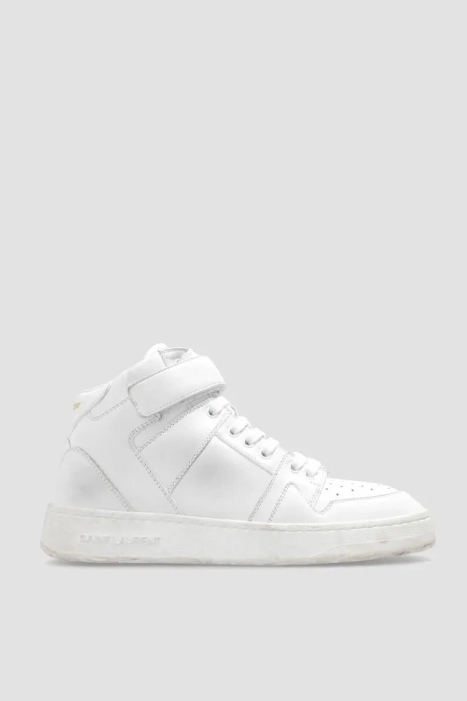 Saint Laurent Кеды LAX: Высокие кожаные кеды | Купить онлайн