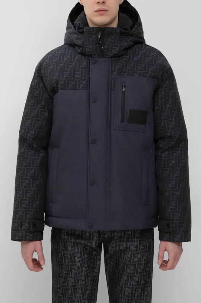 Ветровка Fendi черная/синяя | Купить онлайн