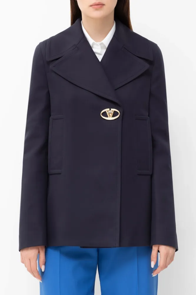 Жакет Valentino: VLogo Signature, Темно-синий | Верхняя одеж