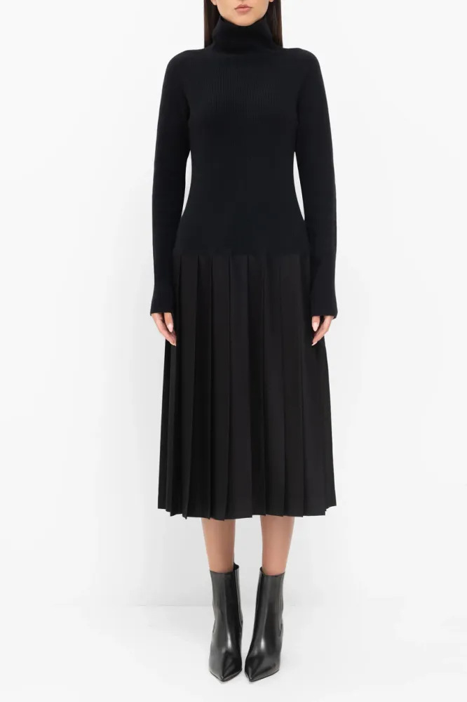 Платье Fabiana Filippi Platinum черное - купить онлайн