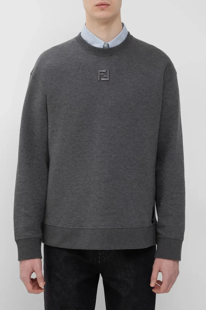 Свитшот Fendi оверсайз - купить онлайн | Трикотаж