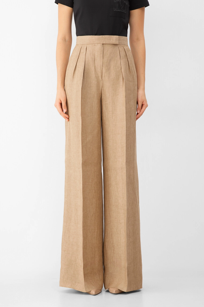 Льняные брюки Max Mara: стильные и удобные для лета