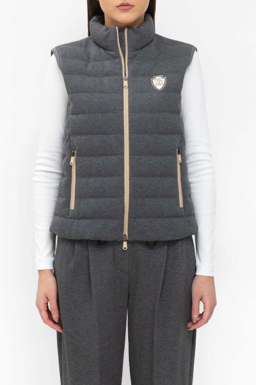 Жилет Brunello Cucinelli спортивный утеплённый — купить