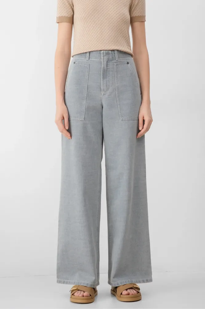 Джинсы Fendi клёш с принтом Fendi Stamp 1925