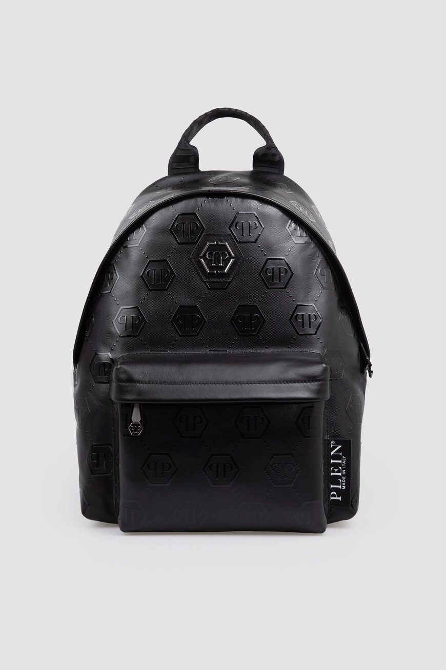 Рюкзак Philipp Plein: Кожа, Нейлон, 3D Логотип