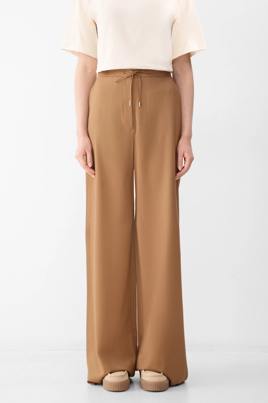 Брюки Max Mara: шерсть, кэме...