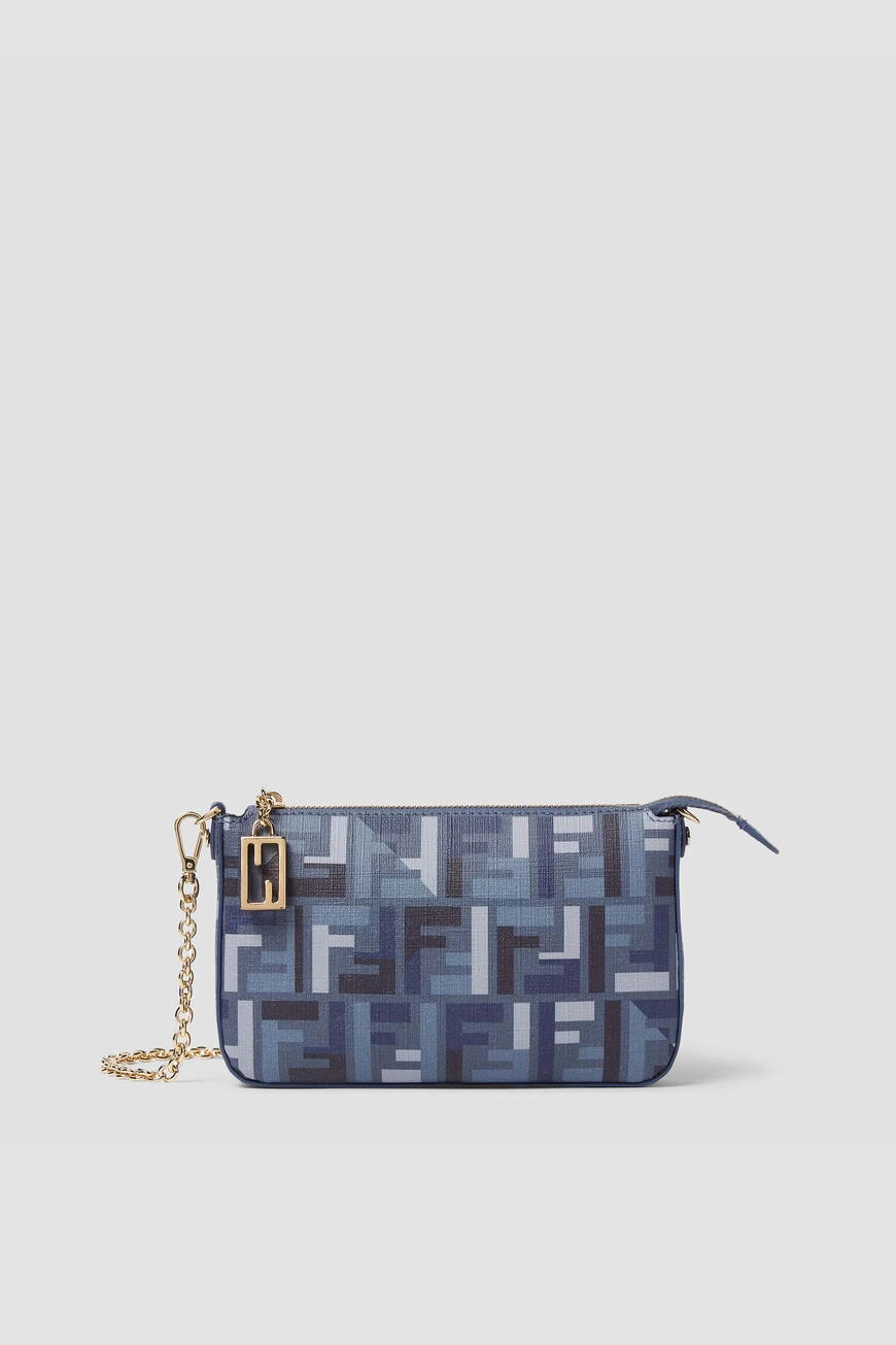 Клатч Fendi Baguette: Синий / Голубой