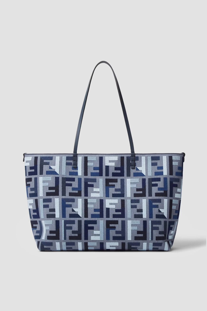 Fendi Roll Large: Стильный Шоппер с Вышивкой FF