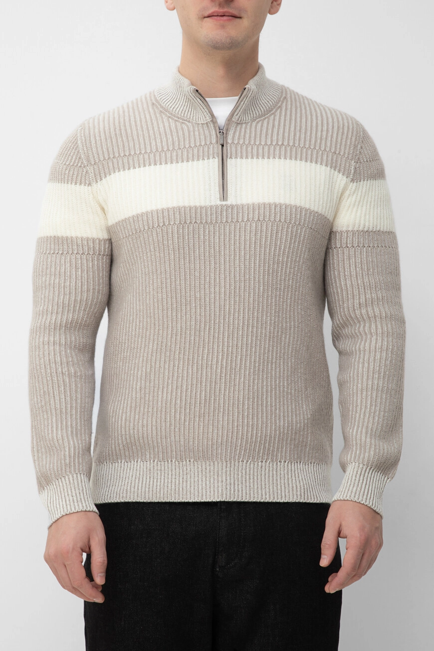 Свитер Zilli: Шерсть, Кашемир, Замша | Купить Онлайн