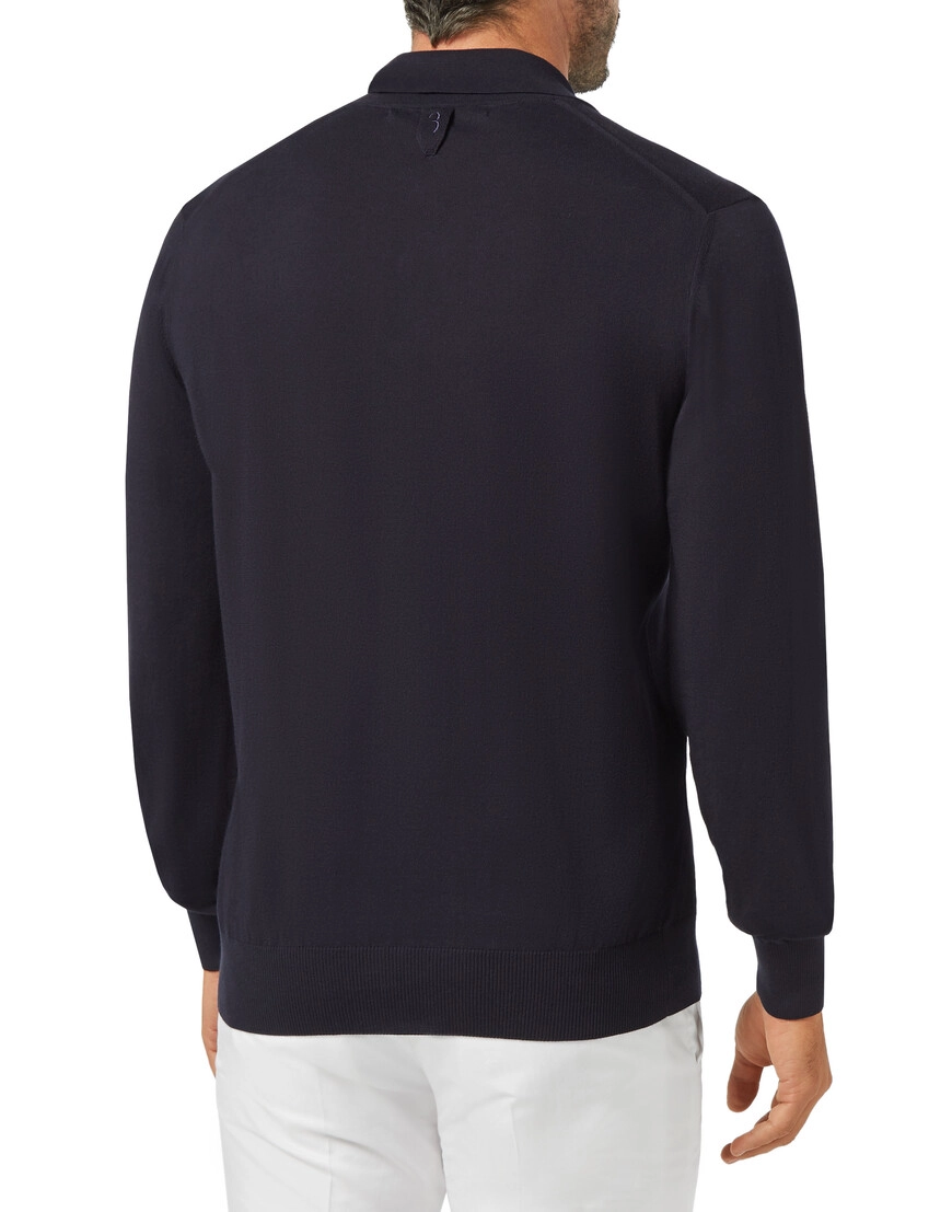 Поло Billionaire с длинным рукавом: Итальянская роскошь