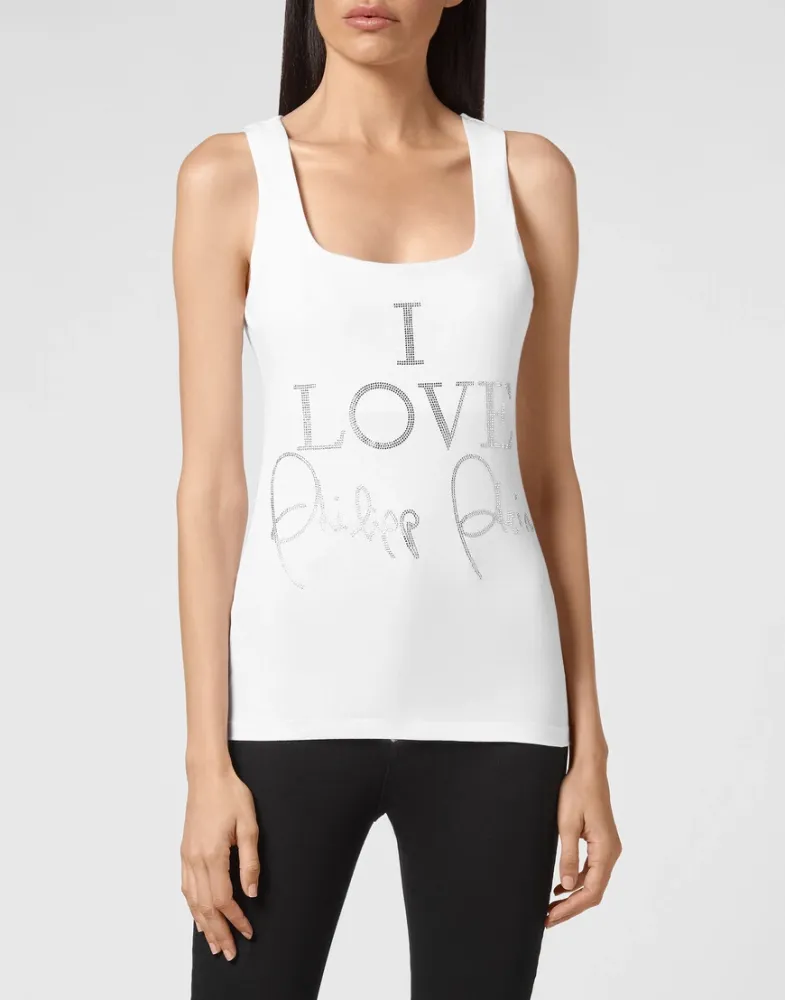 Philipp Plein: Женский спортивный топ | Спортивная одежда