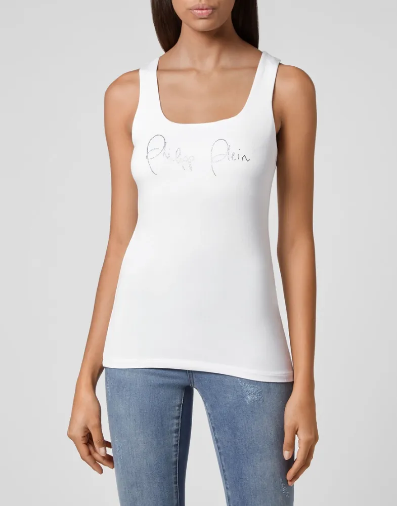 Philipp Plein: Женский спортивный топ | Спортивная одежда