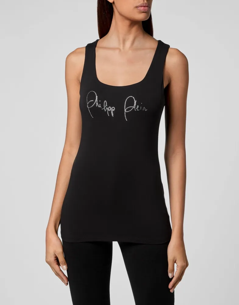 Philipp Plein: Женский спортивный топ | Спортивная одежда