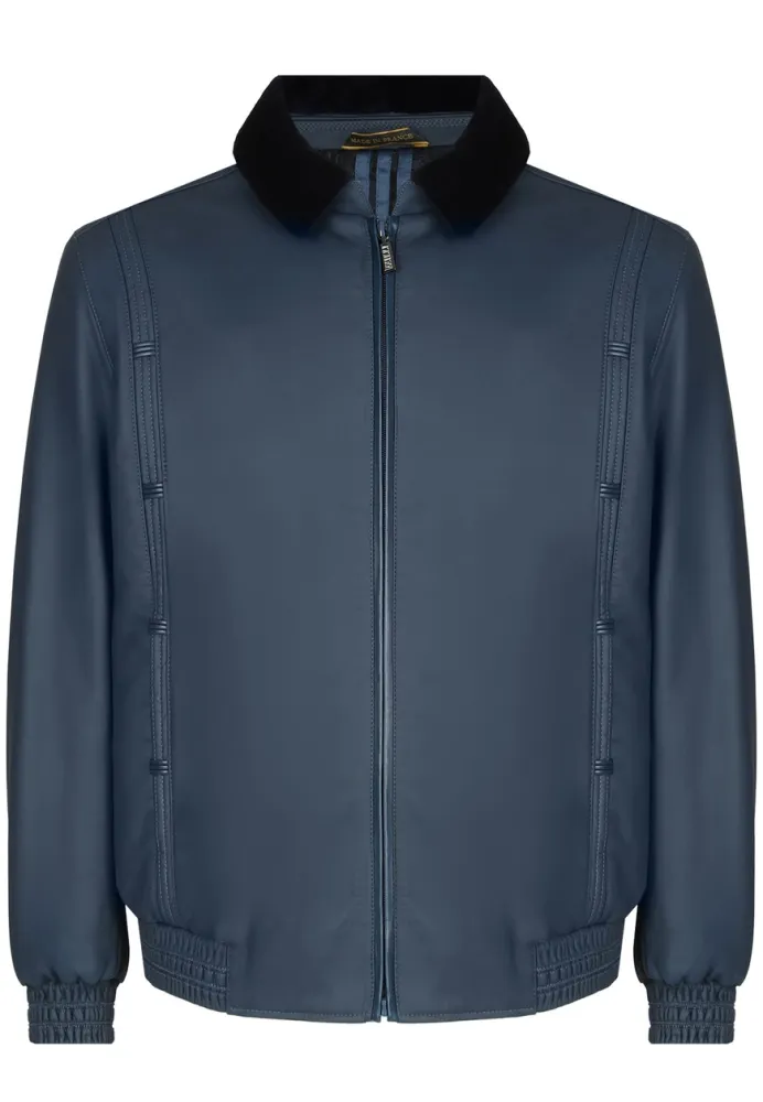 Куртка Zilli: Роскошная кожаная верхняя одежда с мехом