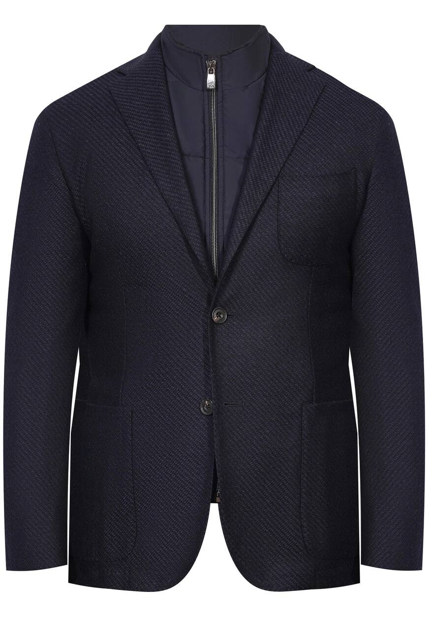 Пиджак Corneliani: Темно-синий, Итальянское качество