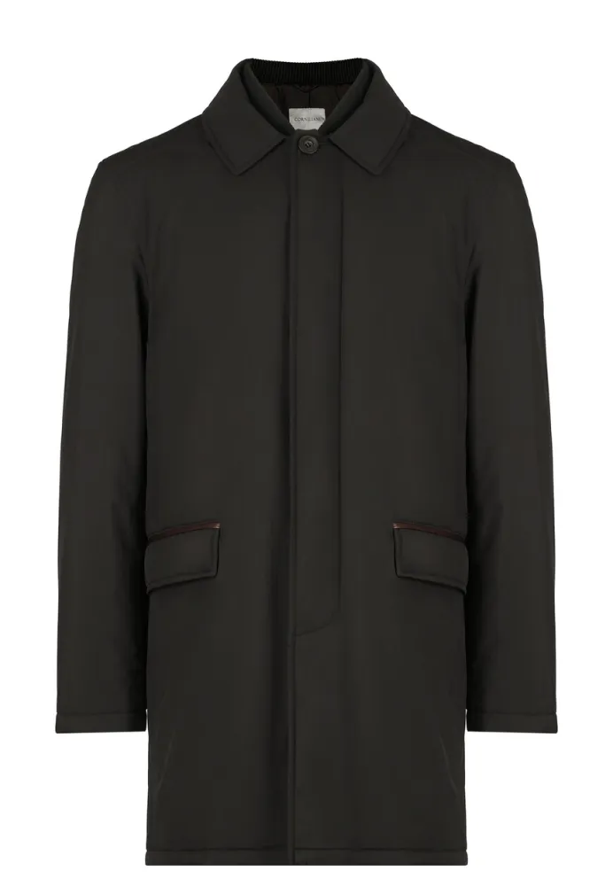 Плащ Corneliani мужской из полиэстера — стиль и защита
