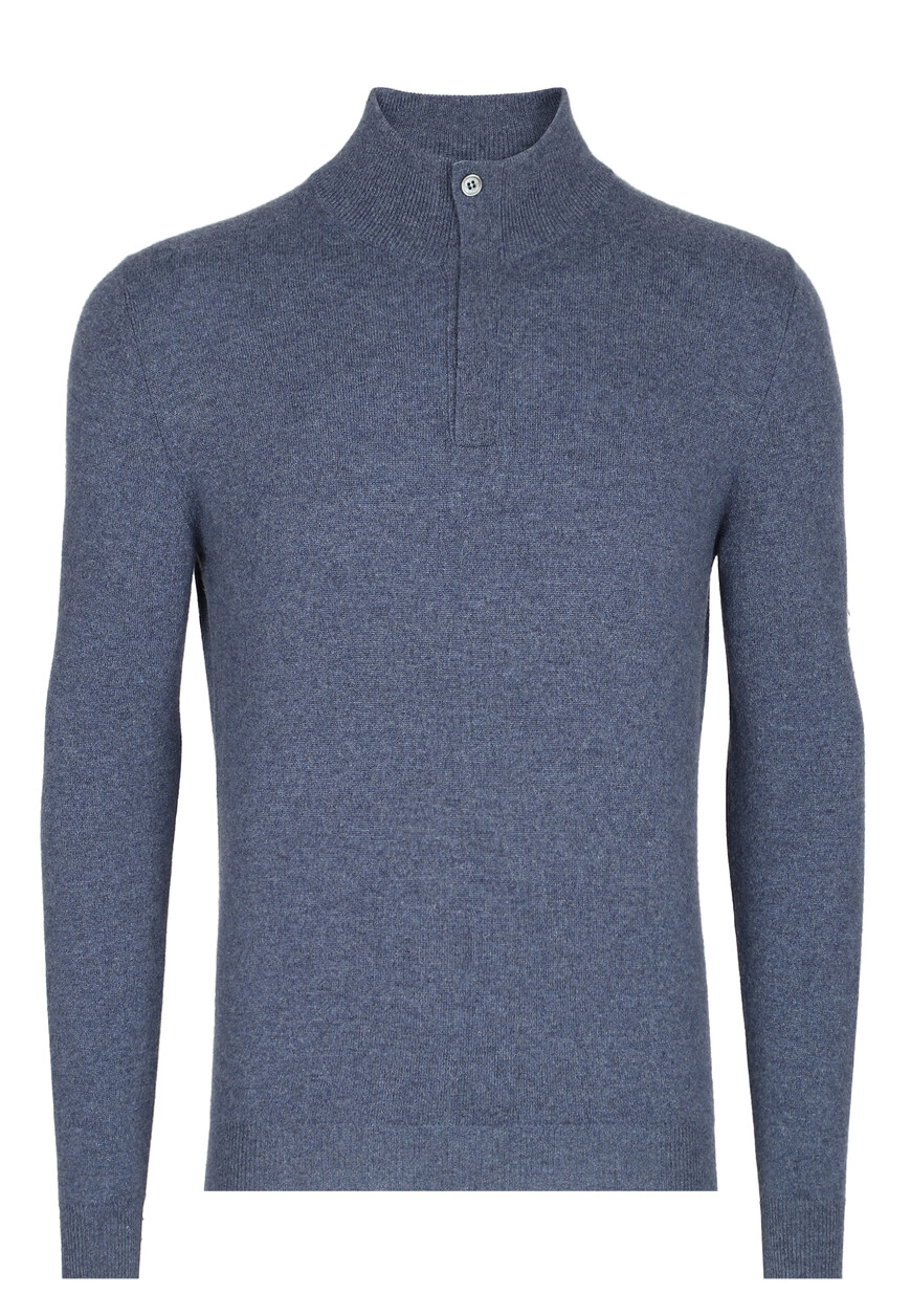 Джемпер Corneliani: синий кашемир, Италия. Купить онлайн