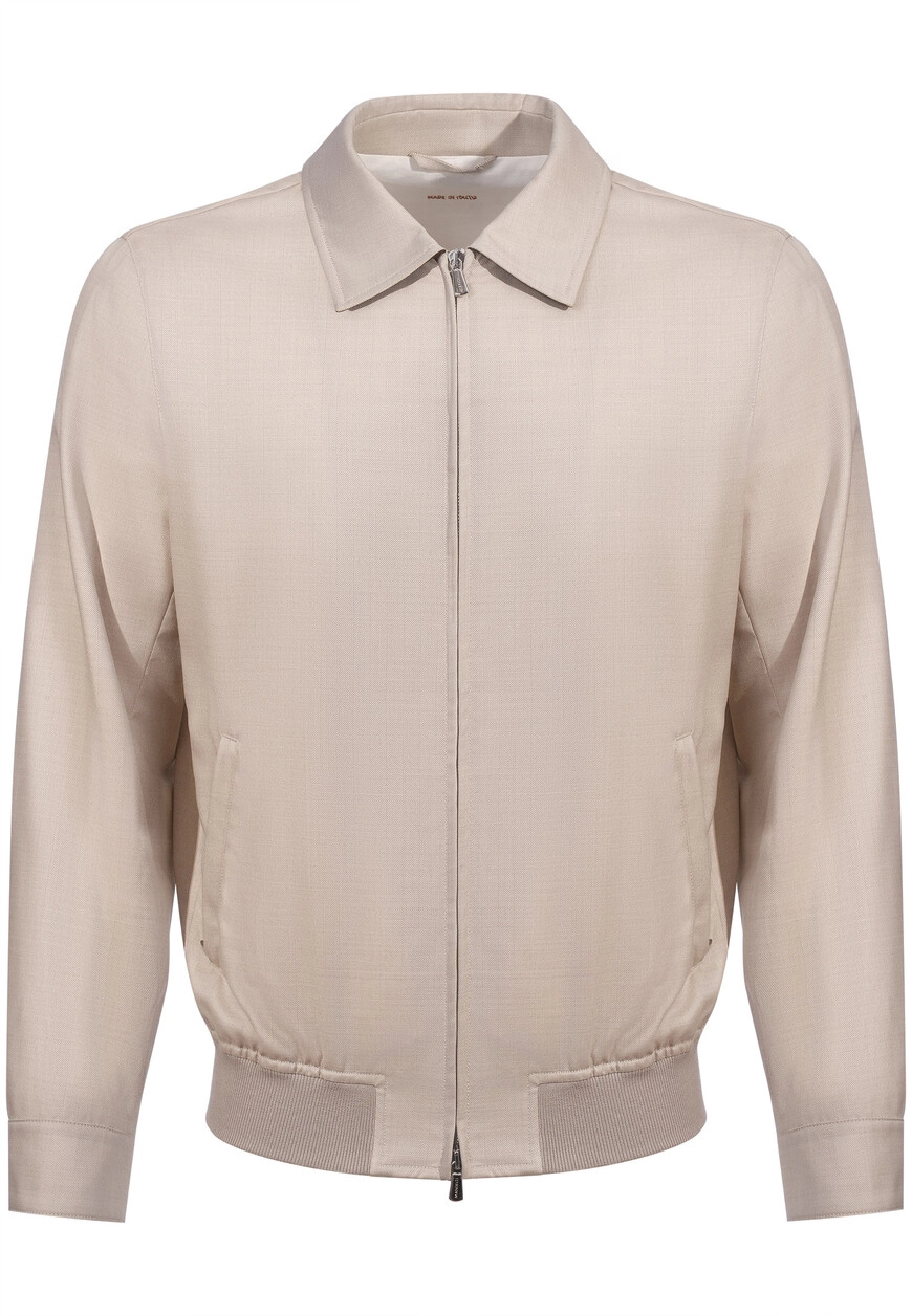 Ветровка Mandelli: Стильная бежевая куртка для межсезонья