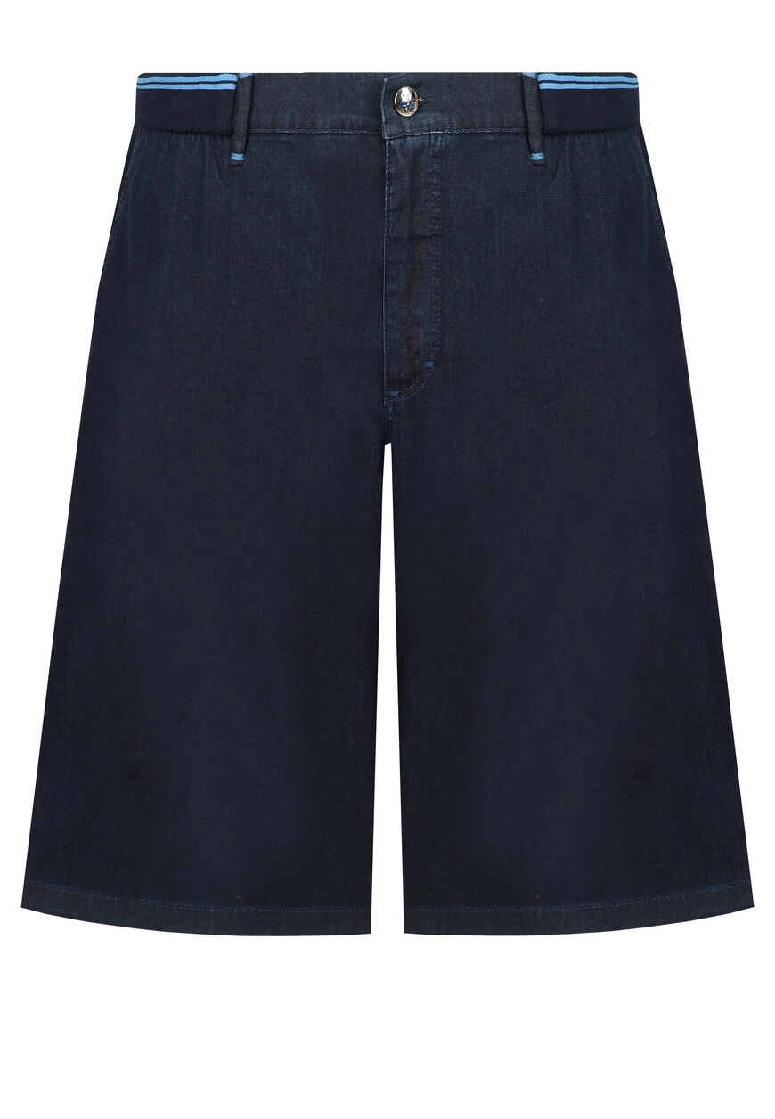 Шорты Zilli: премиум хлопок, темно-синие, с доставкой