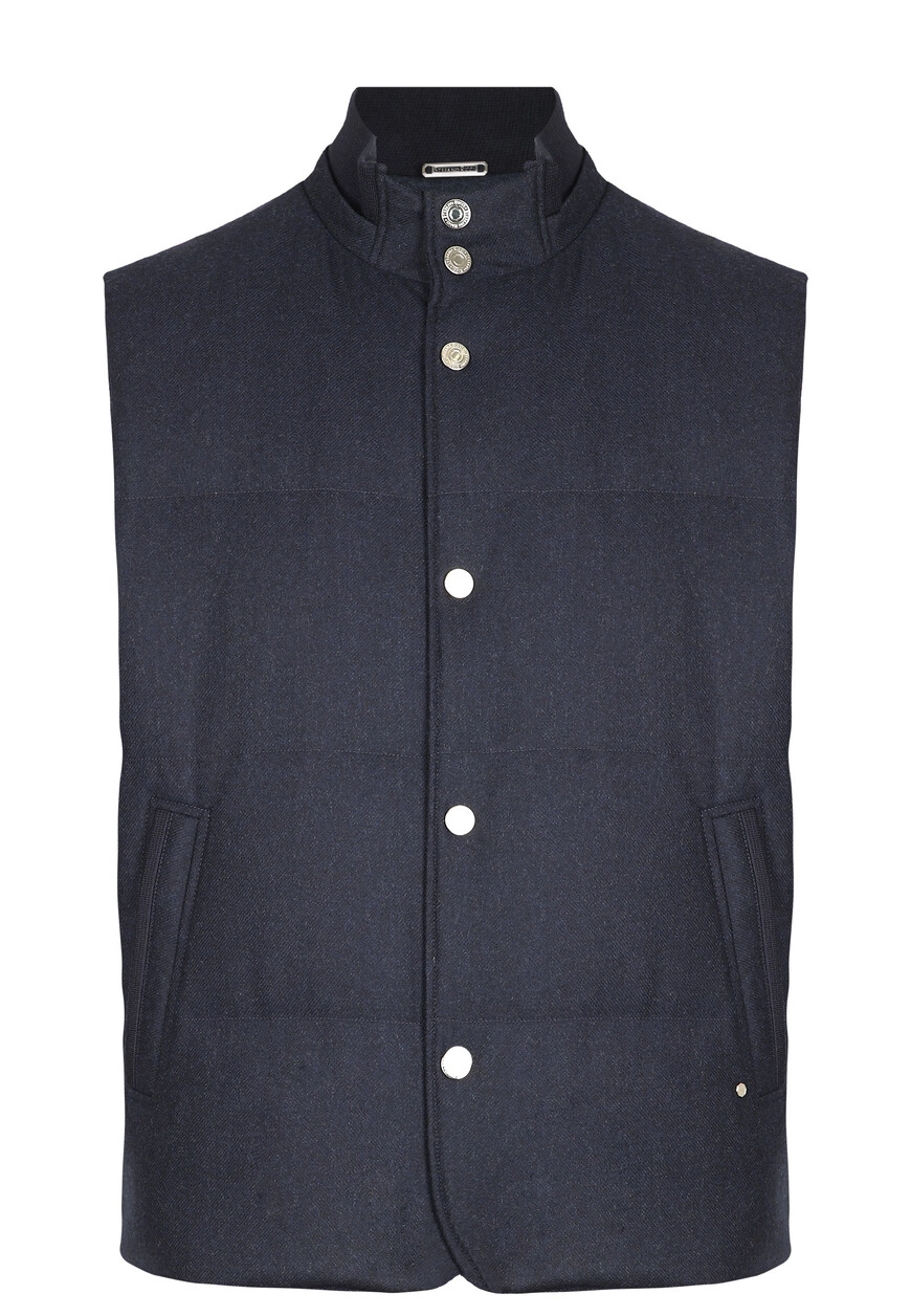 Жилет Stefano Ricci: Шерсть/Кашемир. Итальянская Роскошь