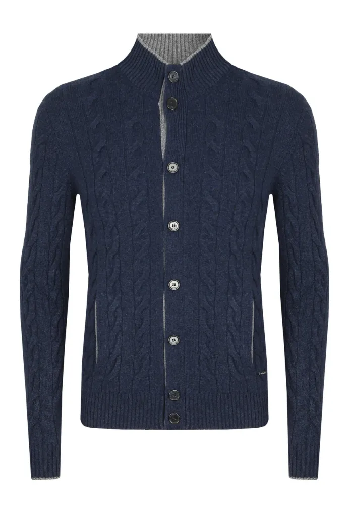 Кардиган Mandelli: Кашемир, Синий, Эксклюзив