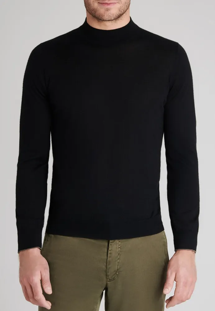 Водолазка Zilli: Шелк и Кашемир | Черная