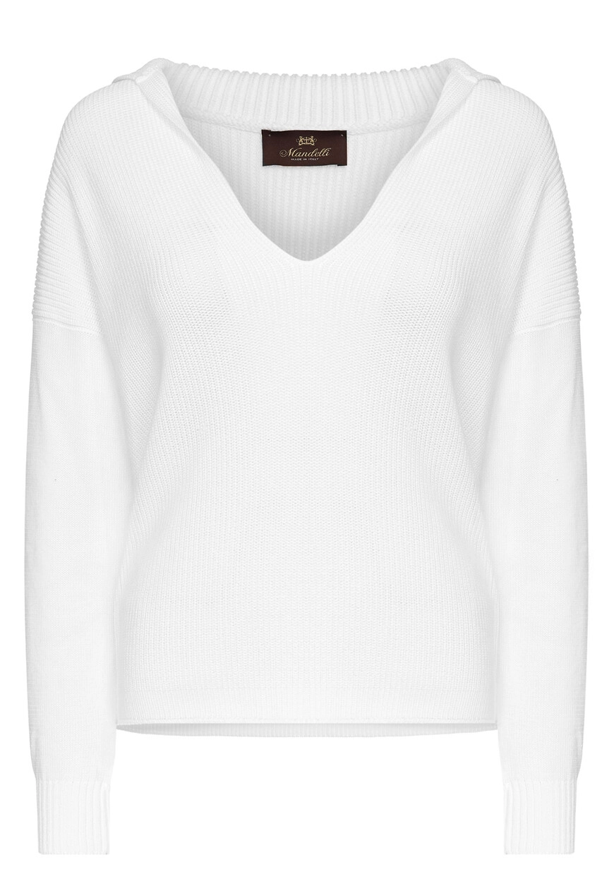 Поло Mandelli белое: стиль и комфорт | Купить онлайн